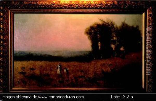 Untitled Oil Painting - Manuel Ramos Artal