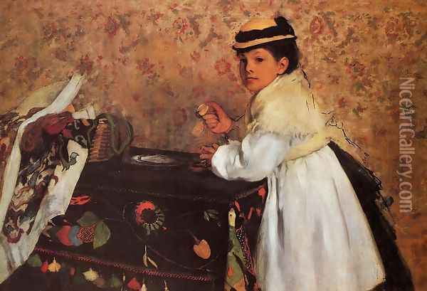 Hortense Valpin Oil Painting - Edgar Degas