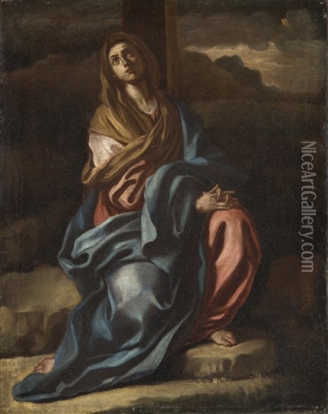Madonna Addolorata Oil Painting - Jacopo Cestaro