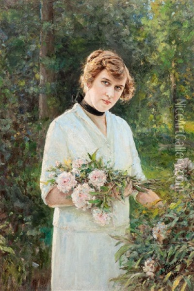 Sommer Oil Painting - Vladimir Nikolaevich Pchelin