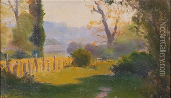 Bougivali (french Landscape) Oil Painting - Frantisek Dvorak