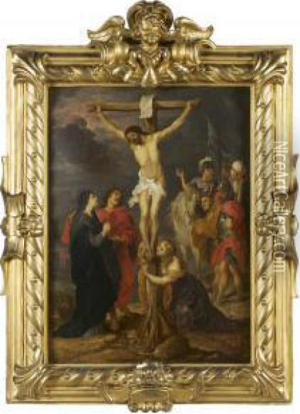 La Crucifixion Oil Painting - Abraham Jansz. van Diepenbeeck