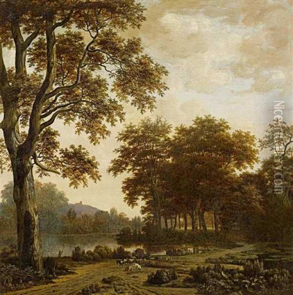 Wald- Und Oil Painting - Joris van der Hagen