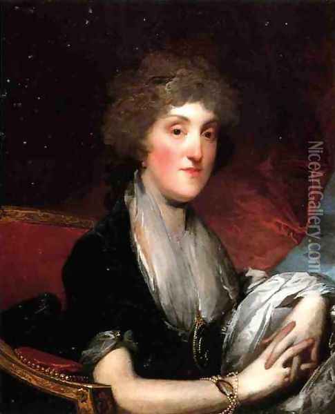 Mrs. Alexander James Dallas, nee Arabella Maria Smith Oil Painting - Gilbert Stuart