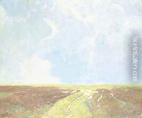 Marsh Landscape Oil Painting - Emil Carlsen