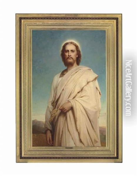 Christ Of The Cornfield Oil Painting - Thomas Francis Dicksee