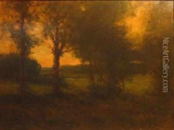 Autumn Landscape Oil Painting - Paul Cornoyer