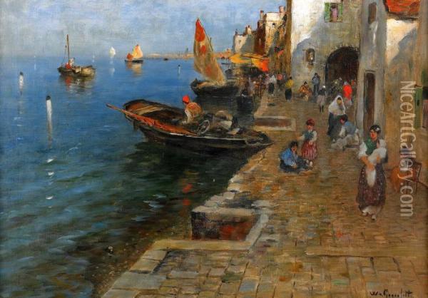 Afton I Venedig Oil Painting - Wilhelm von Gegerfelt