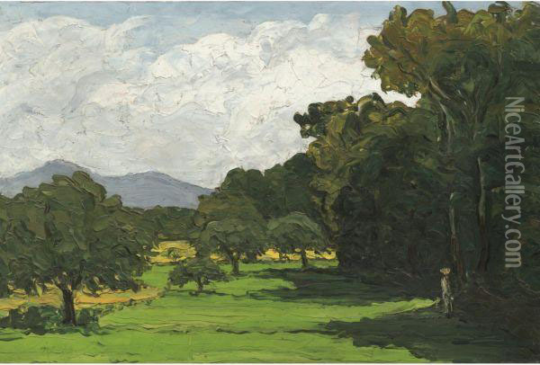 Paysage Aux Environs D'aix-en-provence Oil Painting - Paul Cezanne