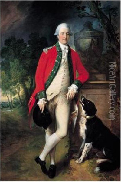 Portrait Of Colonel John Bullock (1731-1809) Oil Painting - Thomas Gainsborough