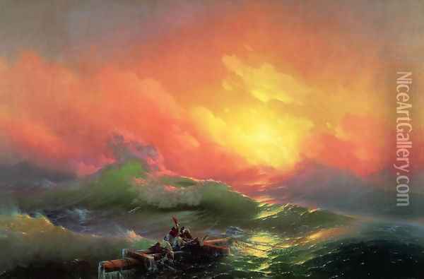 The Ninth Wave (1850) Oil Painting - Ivan Konstantinovich Aivazovsky
