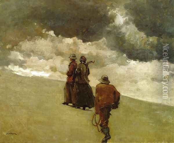 To the Rescue Oil Painting - Winslow Homer