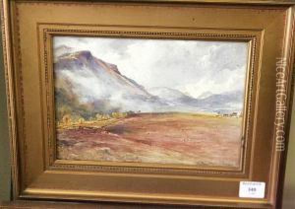 Valley Of The Tummel Oil Painting - John Blair