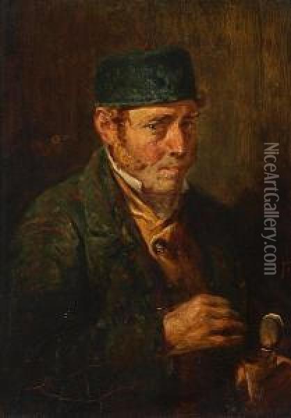 Portrait Of Sandy Mcallister Oil Painting - John Phillip