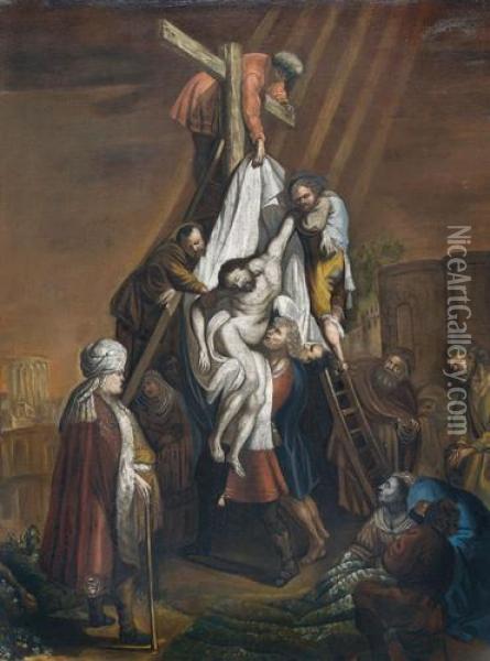 Kreuzabnahme Christi Oil Painting - Rembrandt Van Rijn