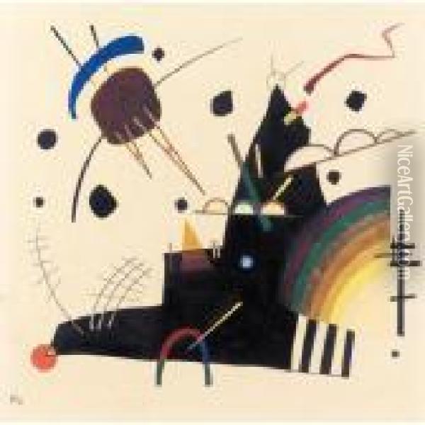 Festes I (solid I) Oil Painting - Wassily Kandinsky