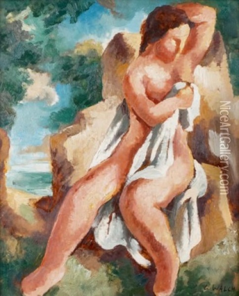 La Baigneuse Oil Painting - Charles Walch