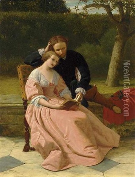 Paolo And Francesca Oil Painting - Frederick Richard Pickersgill