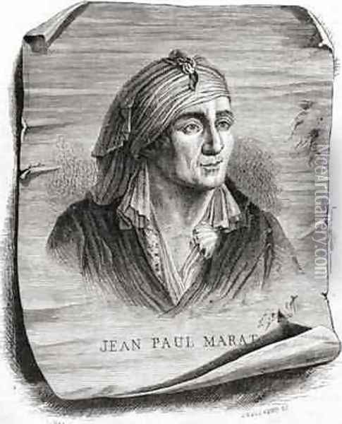 Portrait of Jean Paul Marat Oil Painting - Leopold Mar