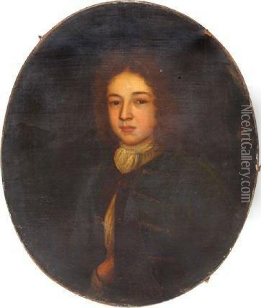 Portrait Of A Gentleman Oil Painting - Sir Godfrey Kneller