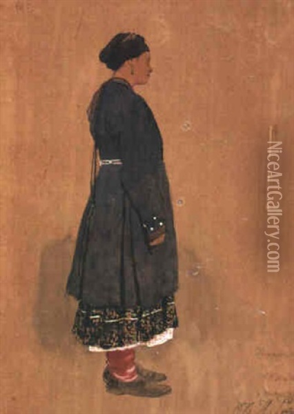 Domakha Oil Painting - Ilya Repin