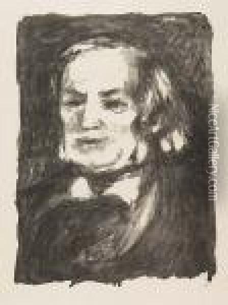 Richard Wagner<</b> Oil Painting - Pierre Auguste Renoir