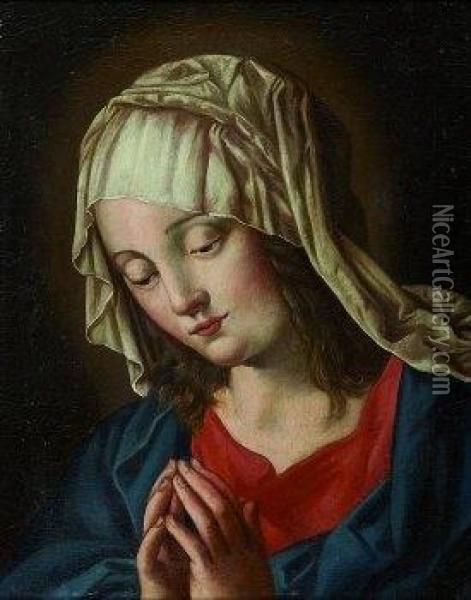 Betende Madonna Oil Painting - Giovanni Battista Salvi