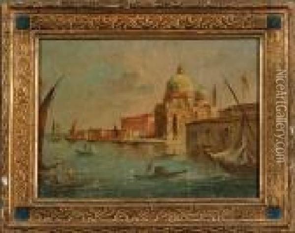 Scene Of Venice Oil Painting - Francesco Guardi