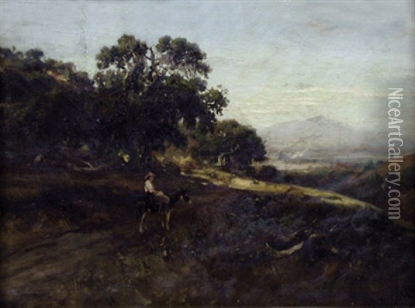 View Of Mount Diablo Oil Painting - William Keith