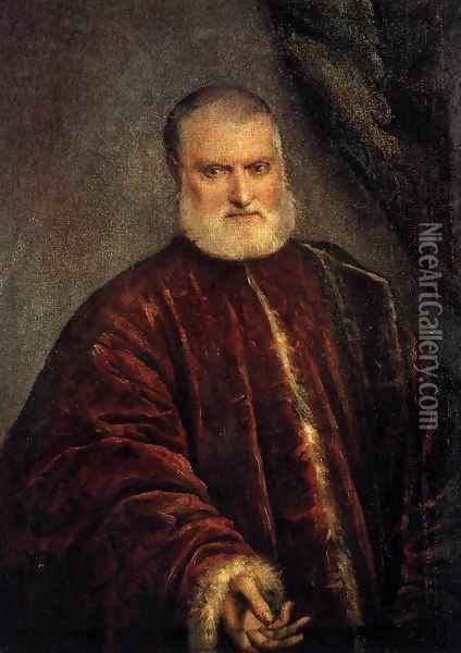 Portrait of Procurator Antonio Cappello 2 Oil Painting - Jacopo Tintoretto (Robusti)