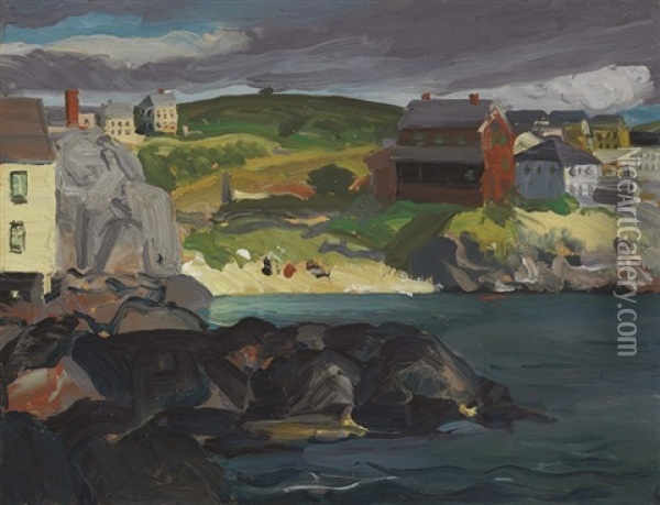 Cloud Shadows Oil Painting - George Bellows