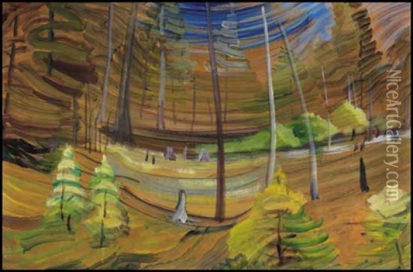 Spring In The Woods Oil Painting - Emily Carr