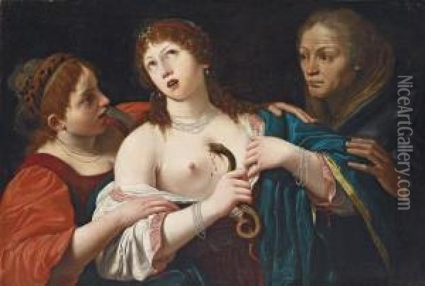The Death Of Cleopatra Oil Painting - Lionello Spada