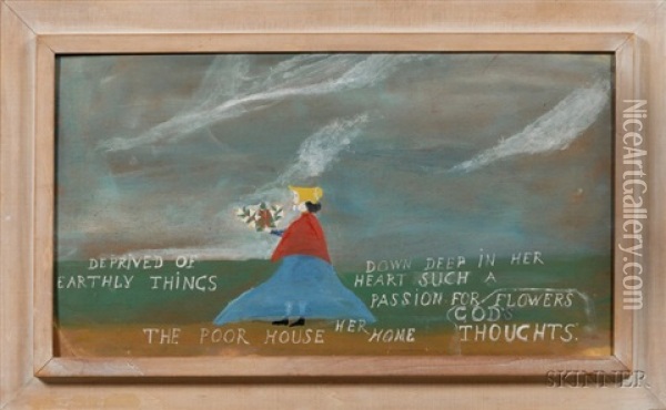 The Poor House Her Home Oil Painting - John Orne Johnson Frost
