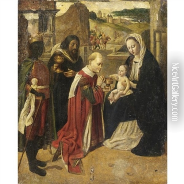 Adorazione Dei Magi Oil Painting -  Geertgen tot Sint-Jans