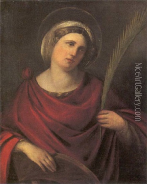 Santa Caterina D'alessandria Oil Painting - Dosso Dossi