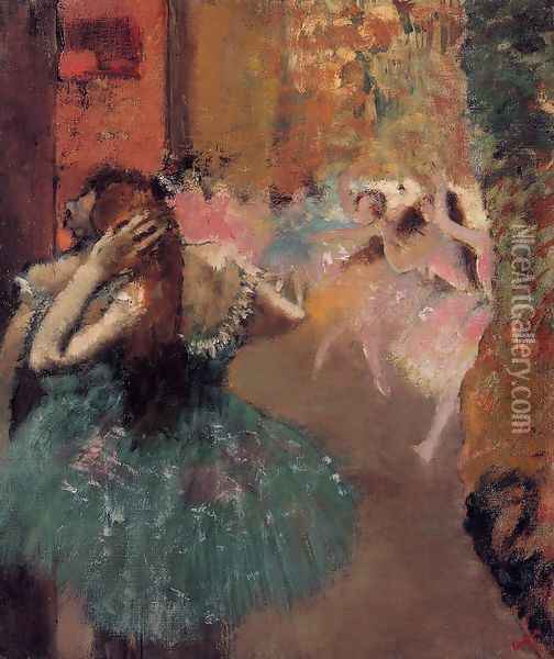 Ballet Scene II Oil Painting - Edgar Degas