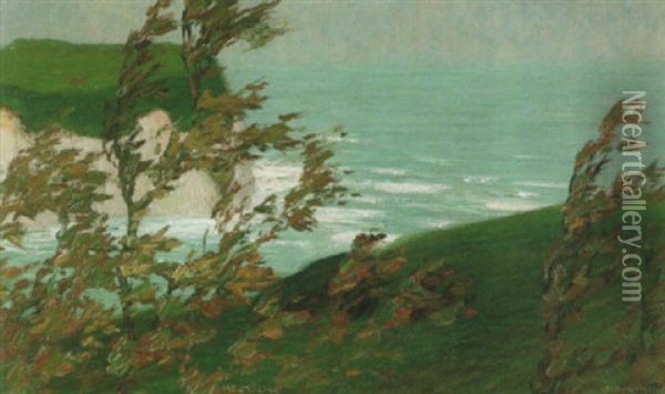 Normandie Oil Painting - Helmer Osslund