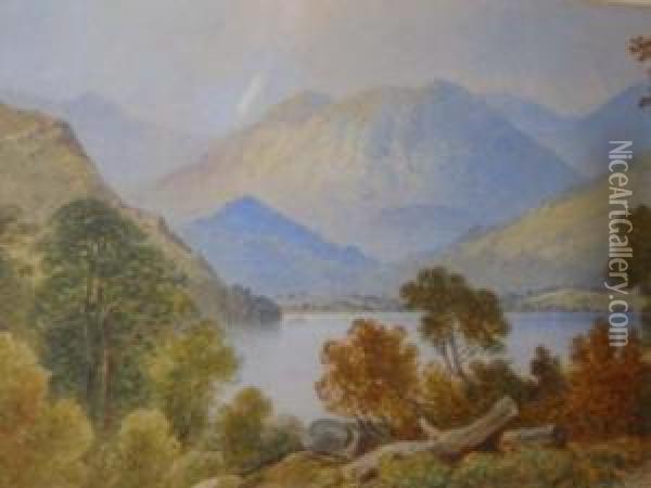 Lakeland Scene Oil Painting - Aaron Edwin Penley