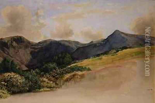 Goat Fell Arran Oil Painting - William Dyce