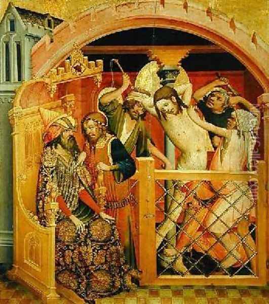 The Flagellation of Christ Oil Painting - Francke Master