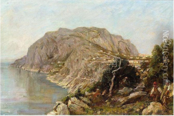 Capri Oil Painting - Robert Payton Reid