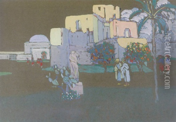 Ruine Oil Painting - Wassily Kandinsky