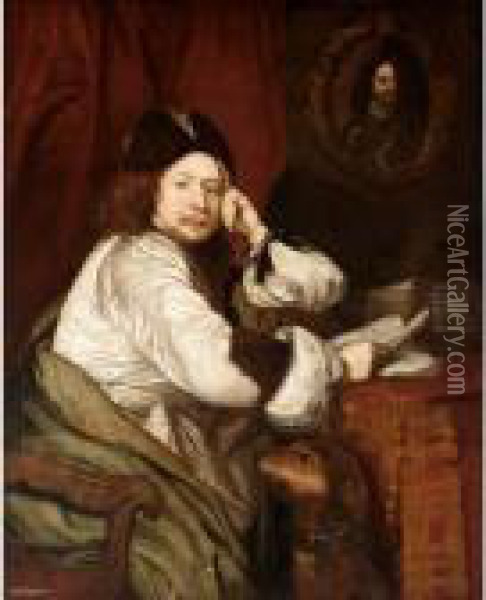 Portrait Of Thomas Killigrew Oil Painting - William Ludlow Sheppard