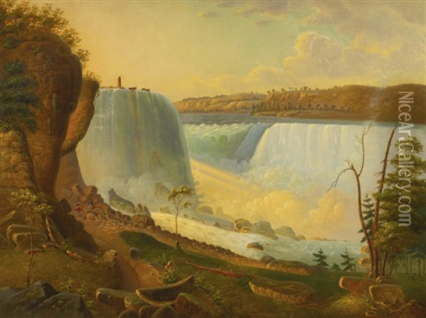 Niagara Falls Oil Painting - Gunther Hartwick
