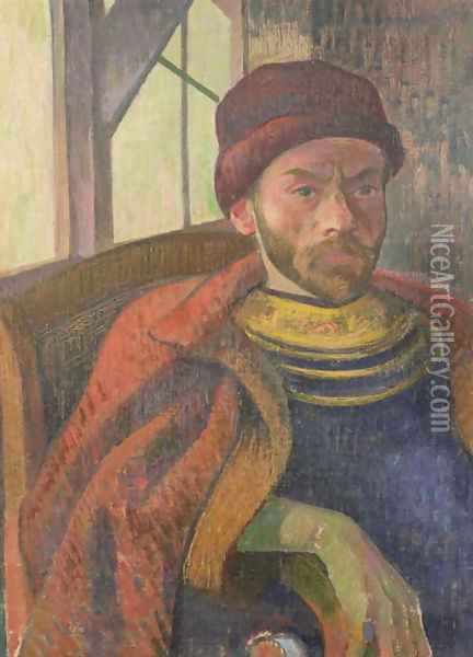Self Portrait in Breton Costume Oil Painting - Meyer Isaac de Haan