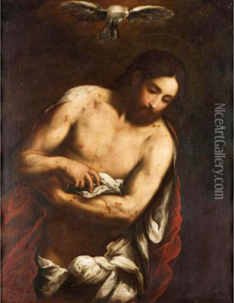 The Baptism Of Christ Oil Painting - Paris Bordone