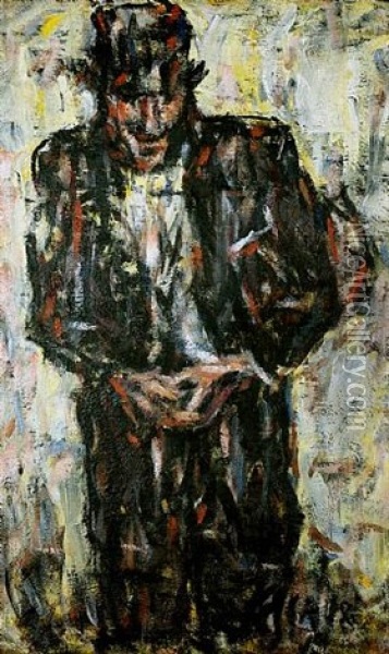 Chair Oil Painting - Christian Rohlfs