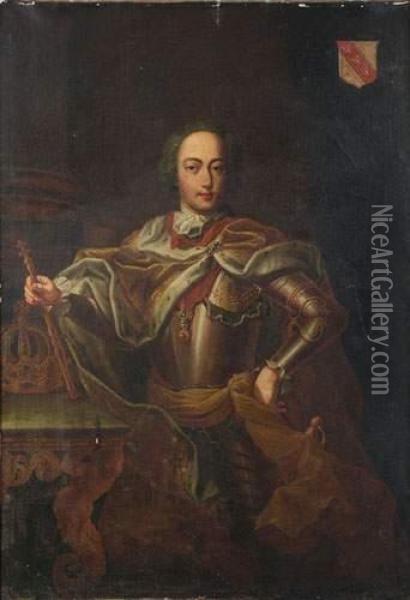 Portrait De Francois Iii, Duc De Lorraine Oil Painting - Philippe Dupuy