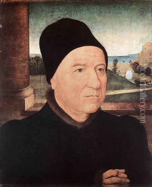 Portrait of an Old Man 1470-75 Oil Painting - Hans Memling